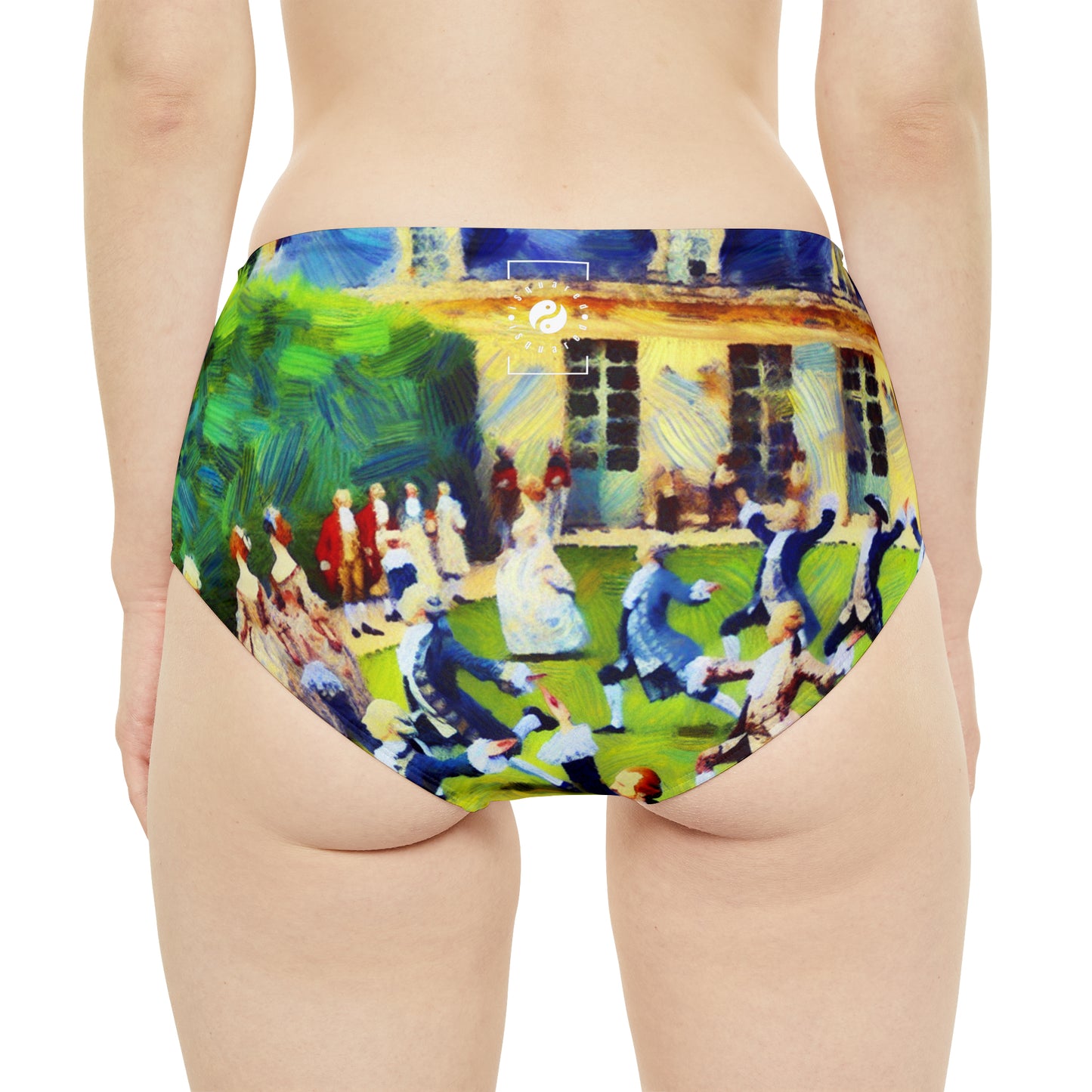 Versailles Vinyasa - High Waisted Bikini Bottom