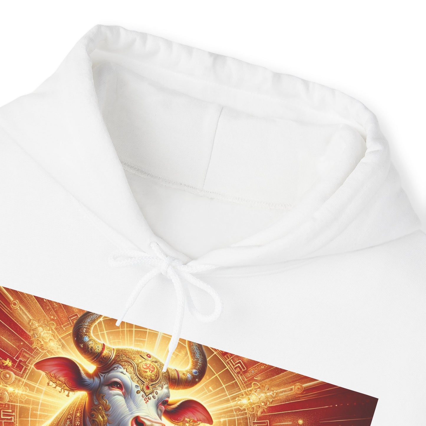 "Golden Euphoria: A Dance of the Divine Bovine" - Hoodie