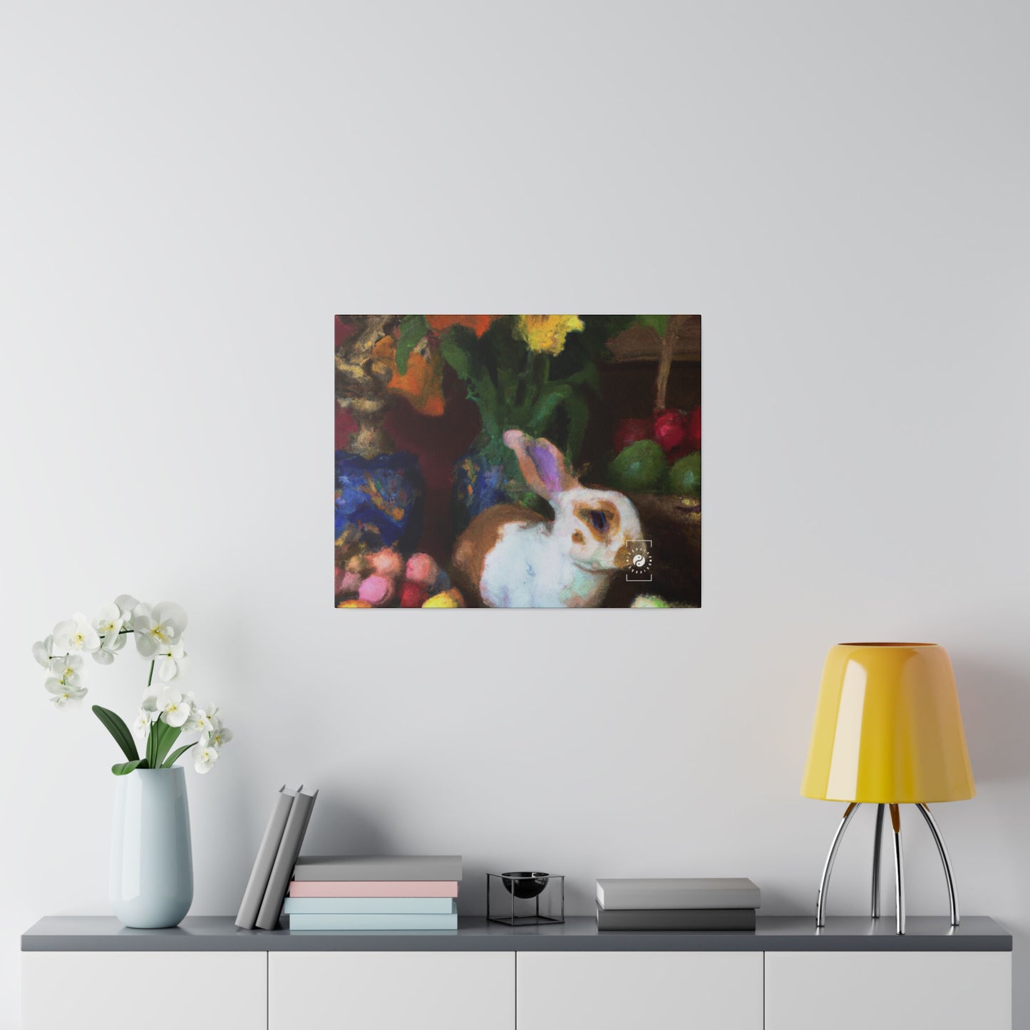 "Velveteen Aureate Easter Reverie" - Art Print Canvas