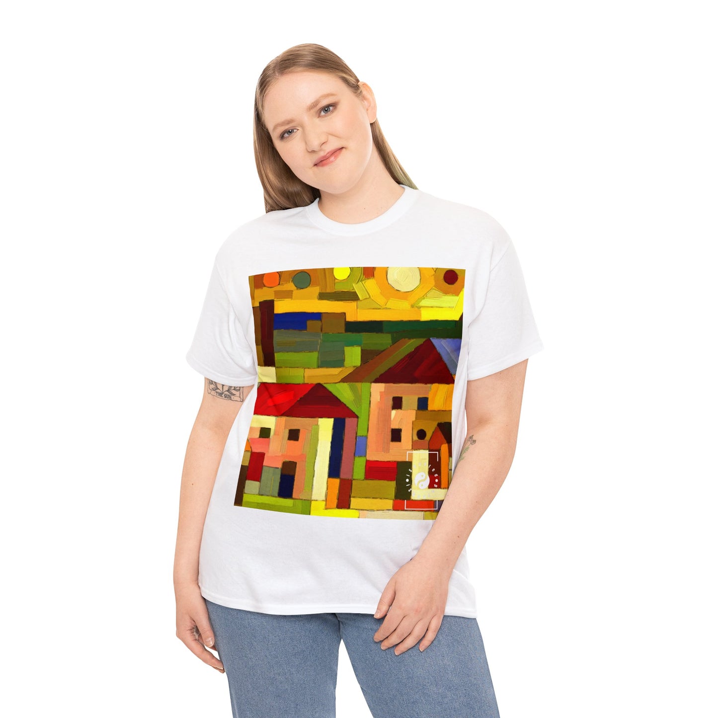 "Earthen Adobes in Hues of Hundertwasser" - Heavy T