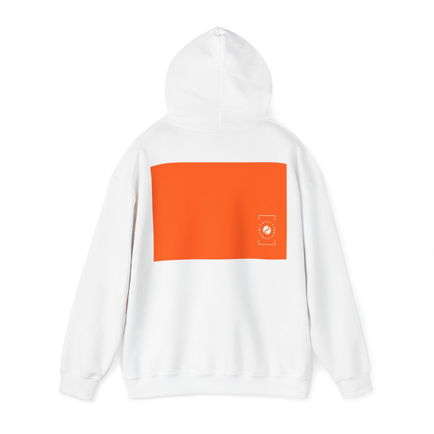 Orange fluo #FF6700 - Sweat à capuche