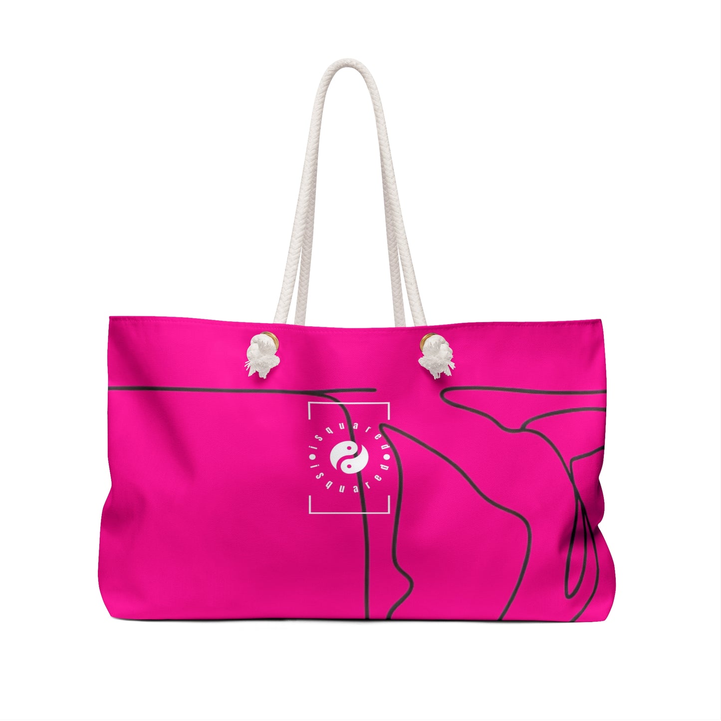 Line Art Pigeon Pose - Casual Yoga Bag