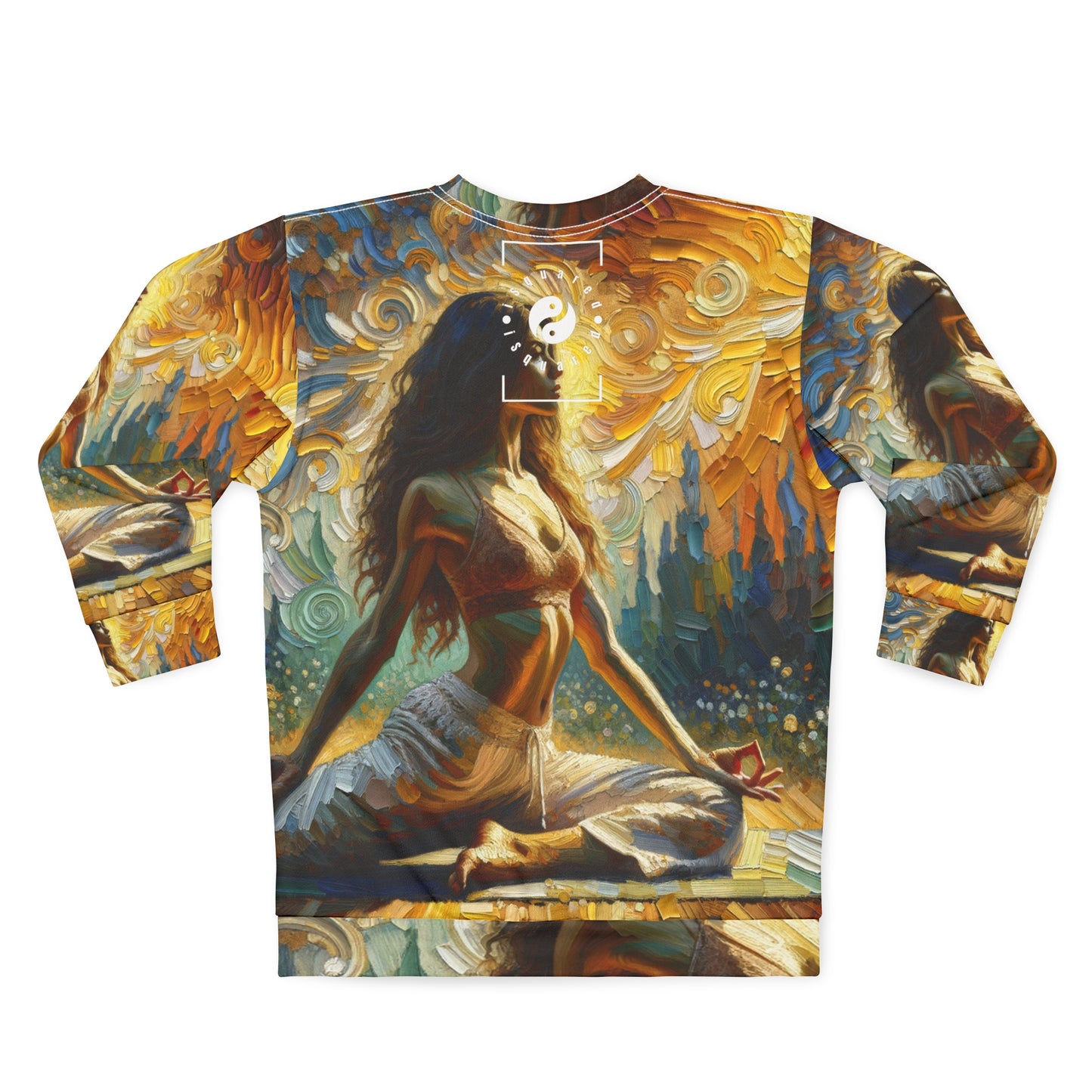 "Golden Warrior: A Tranquil Harmony" - Unisex Sweatshirt