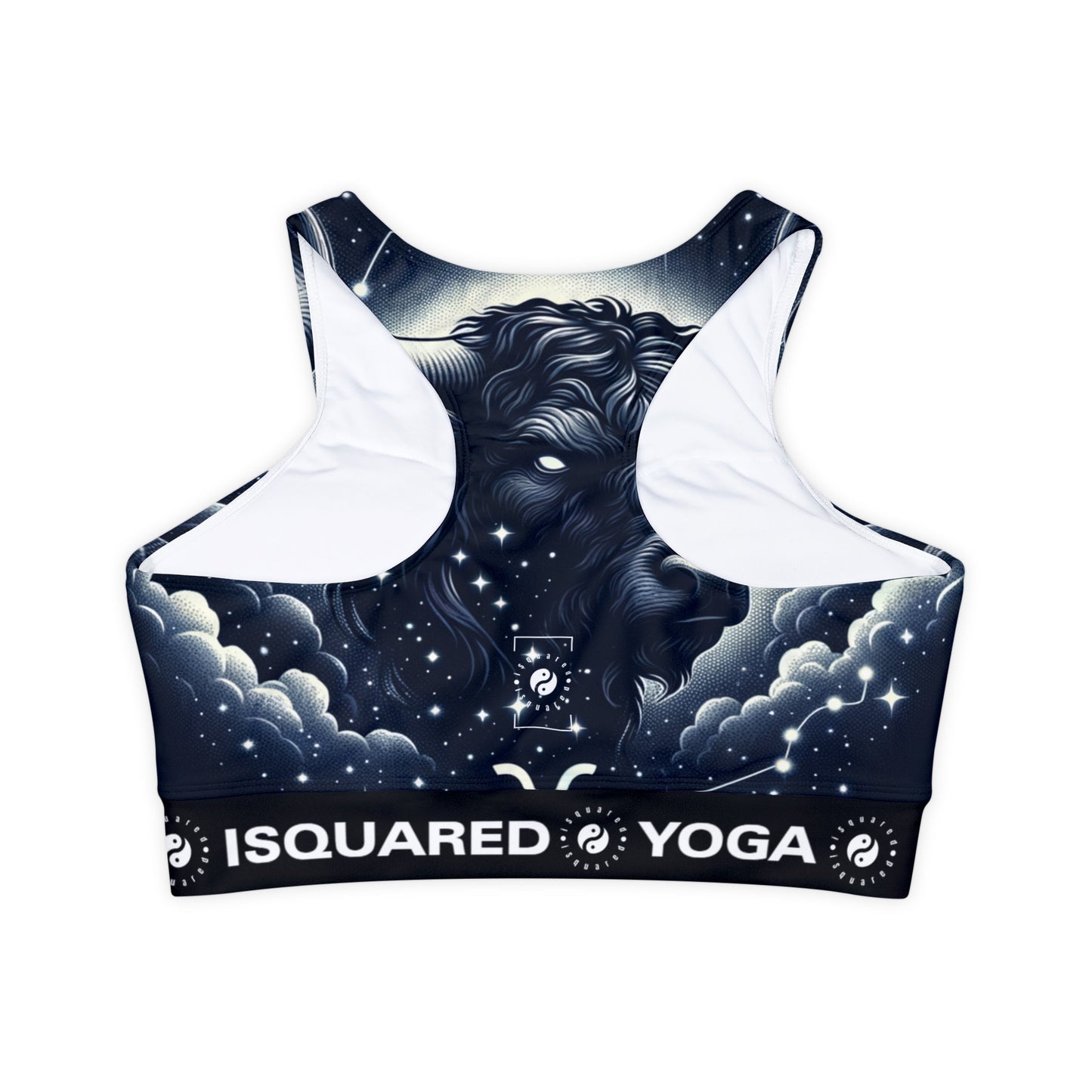 Celestial Taurine Constellation - Lined & Padded Sports Bra
