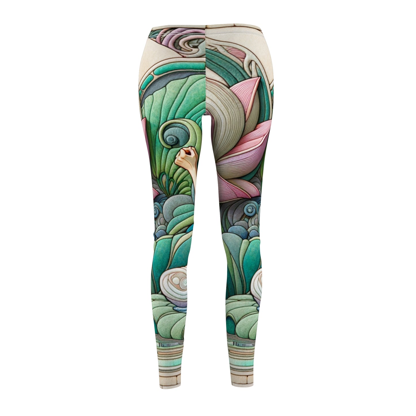 "Lotus Echo Serenity" - Casual Leggings