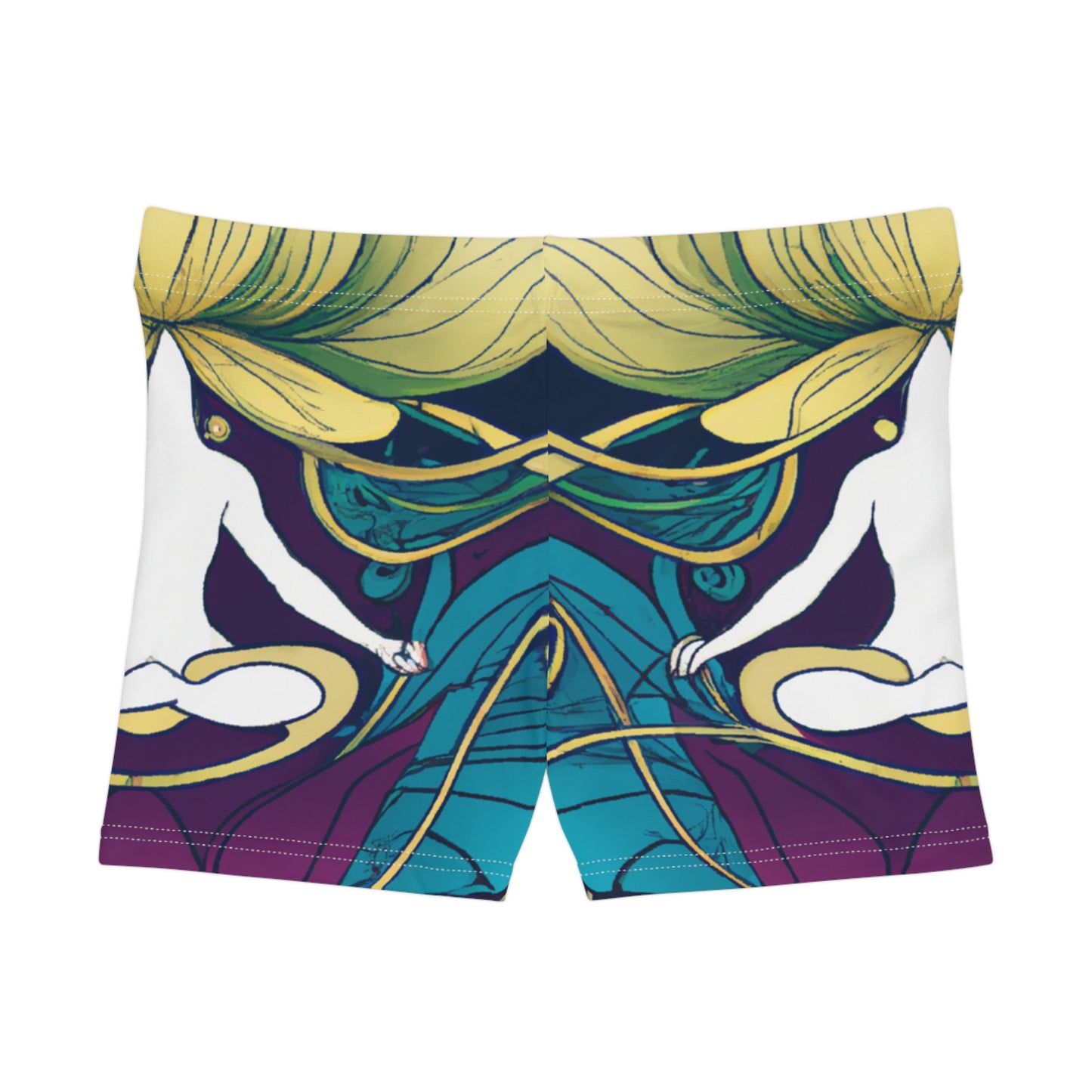 "Lotus Serenity Dance" - Mini Hot Yoga Short