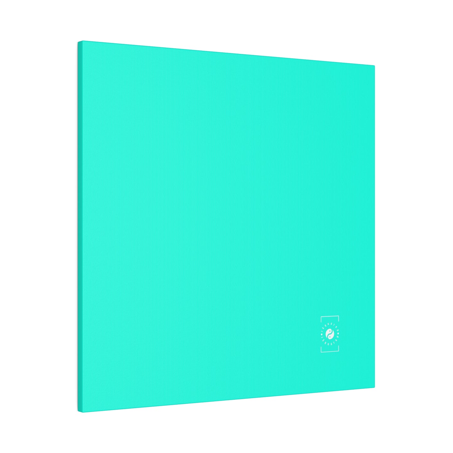 Neon Teal #11ffe3 - Art Print Canvas