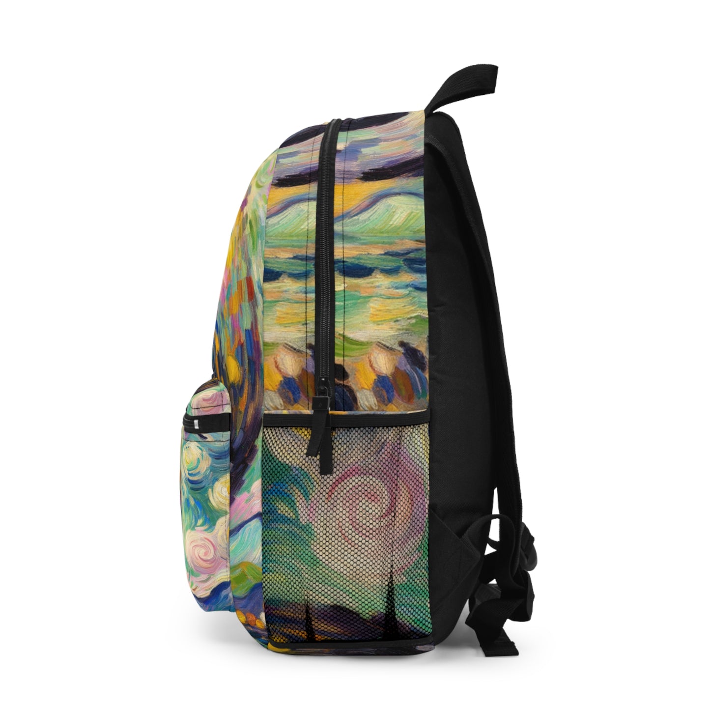 "Spectral Duality: An Impressionist Balance" - Backpack