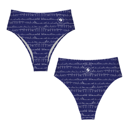 Bikram Ember - High Waisted Bikini Bottom
