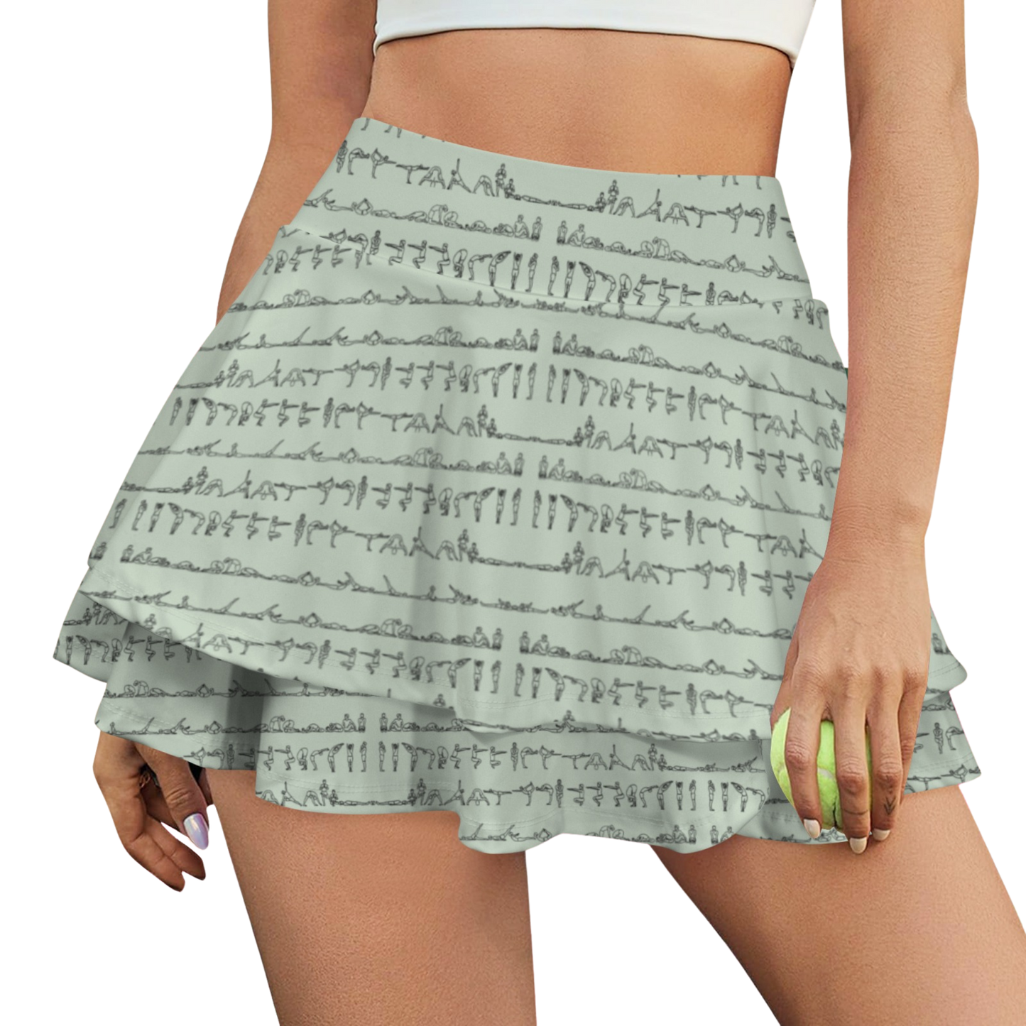 Bikram Pastel - iSquared Ruffle Skirt