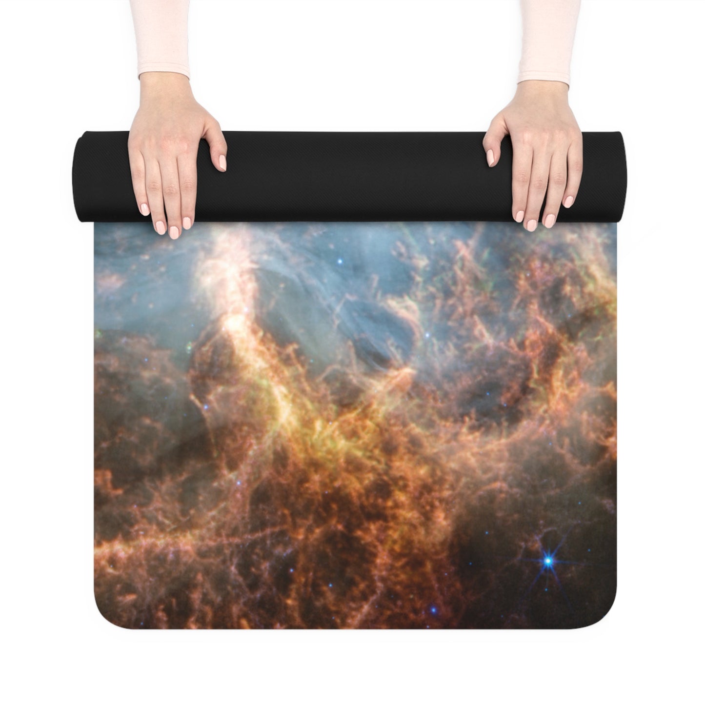 Crab Nebula (NIRCam and MIRI Image) - Yoga Mat