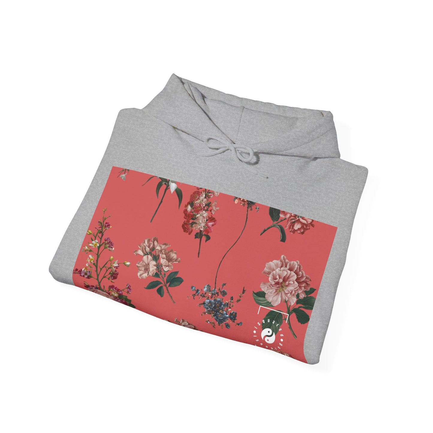 Botanicals on Coral - Hoodie