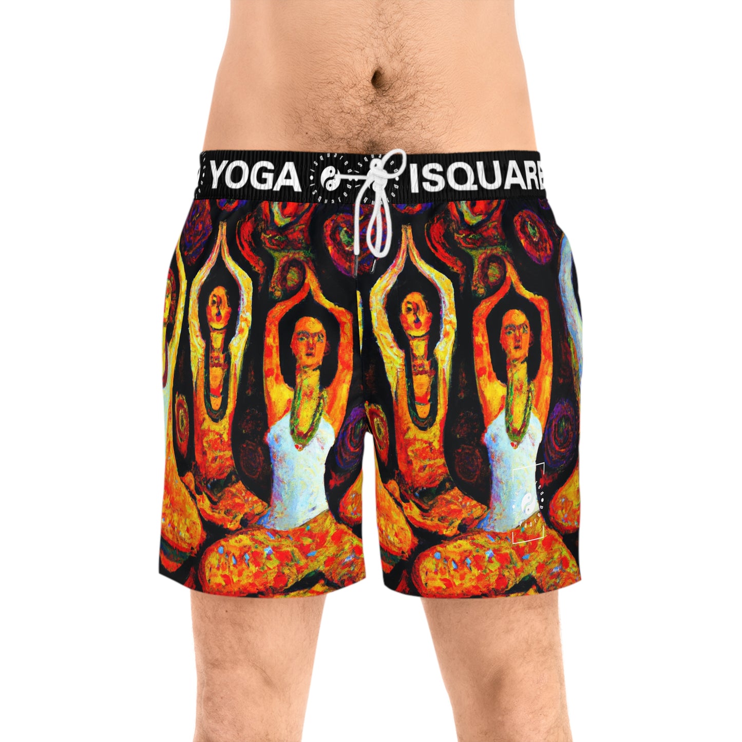 Opulent Serenity - Swim Shorts (Mid-Length) for Men