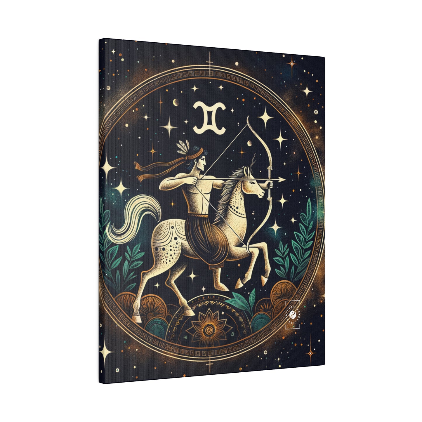 Sagittarius Emblem - Art Print Canvas