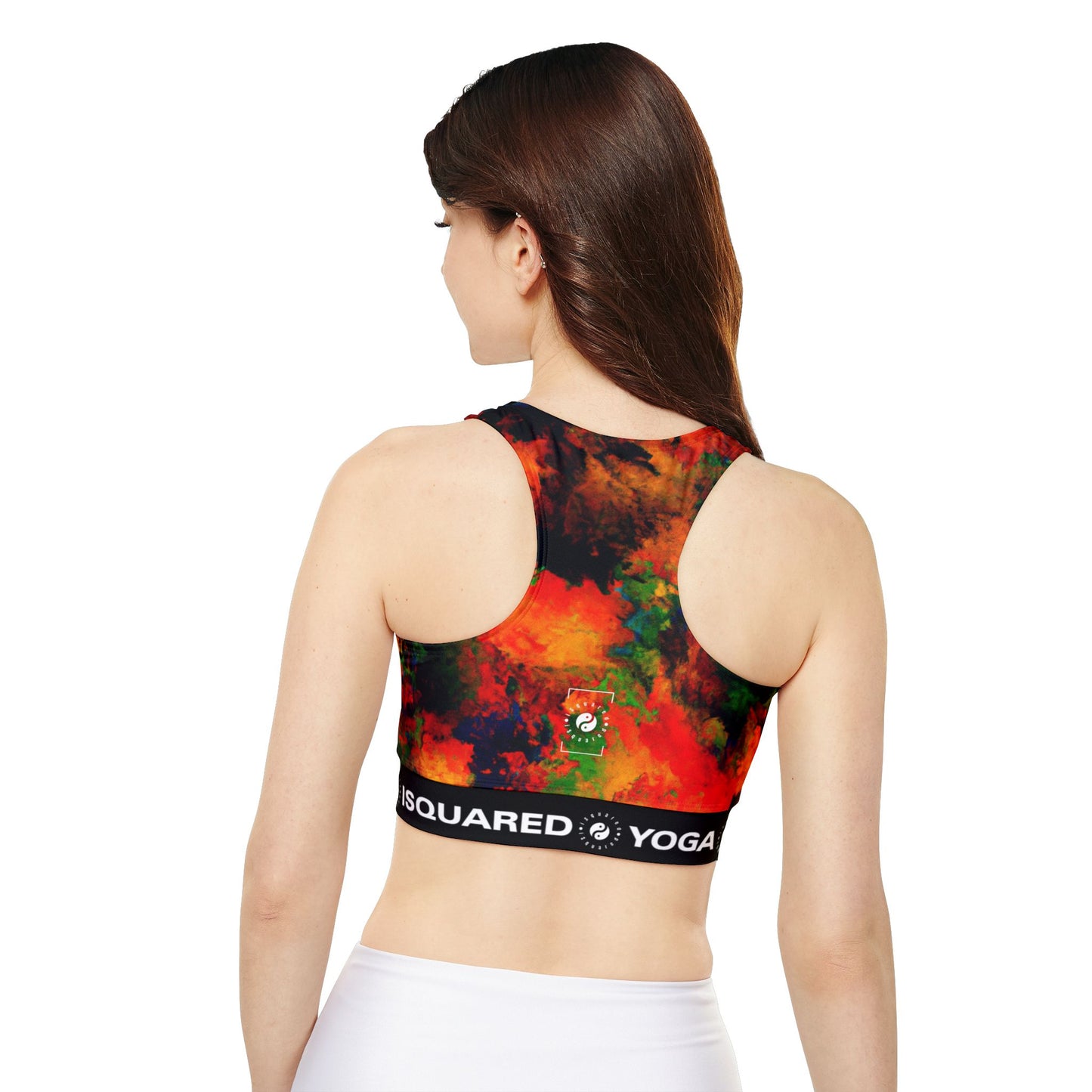 Luminous Whispers Symphony - Lined & Padded Sports Bra