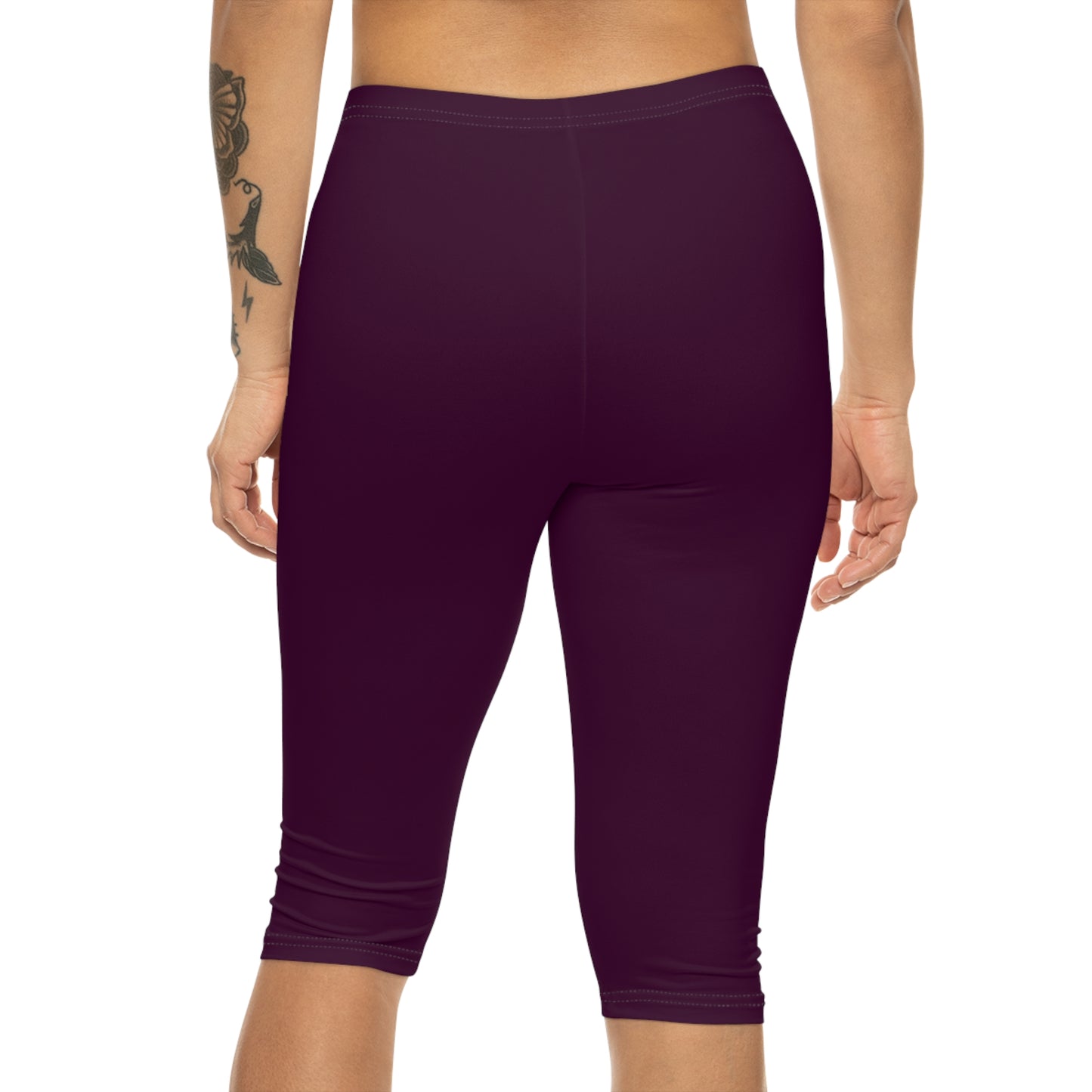 Bordeaux profond - Short capri 