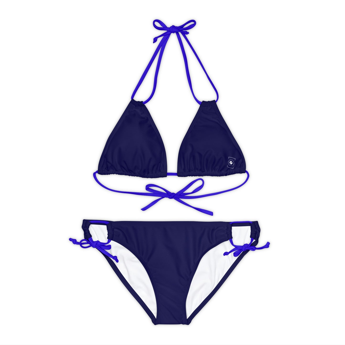 Bleu Royal - Ensemble bikini à lacets