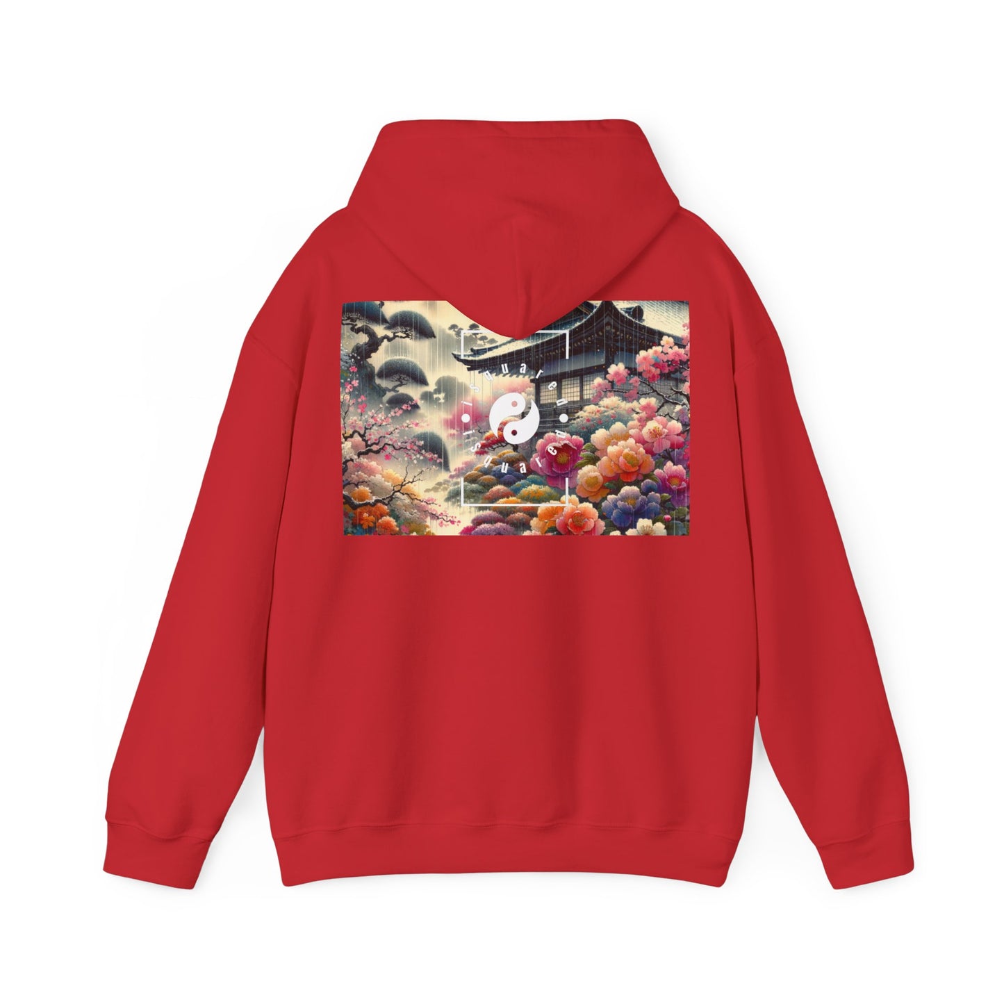 "Rain-drenched Sakura Spectrum" - Hoodie