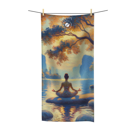 "Zen Blossom Alignment" - All Purpose Yoga Towel