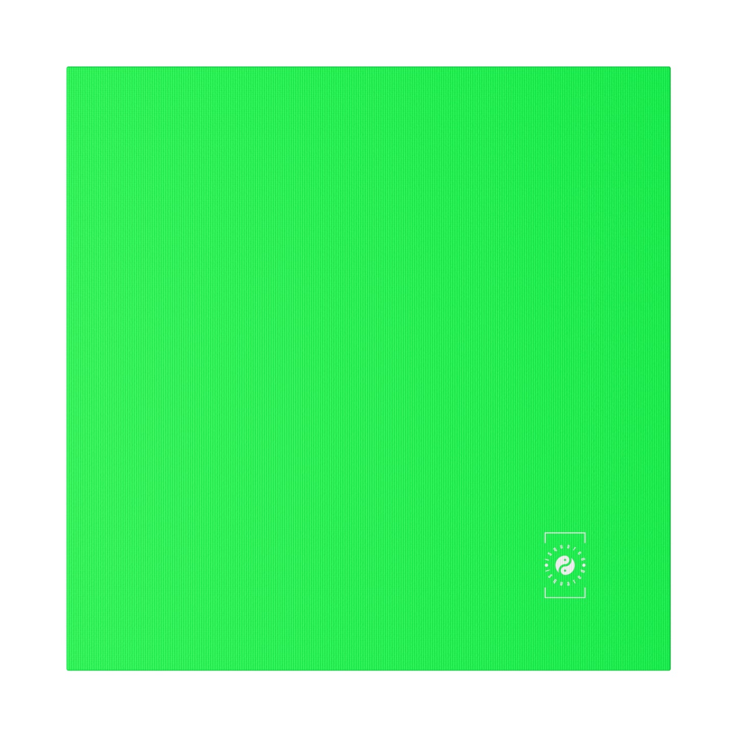 #0FFF50 Neon Green - Art Print Canvas