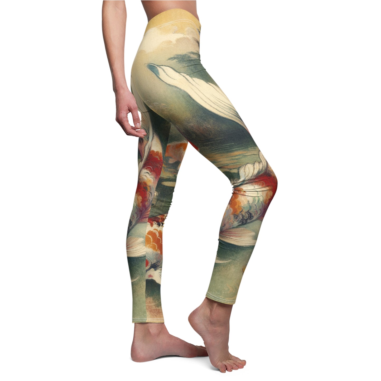 Koi Lily Pond - Casual Leggings