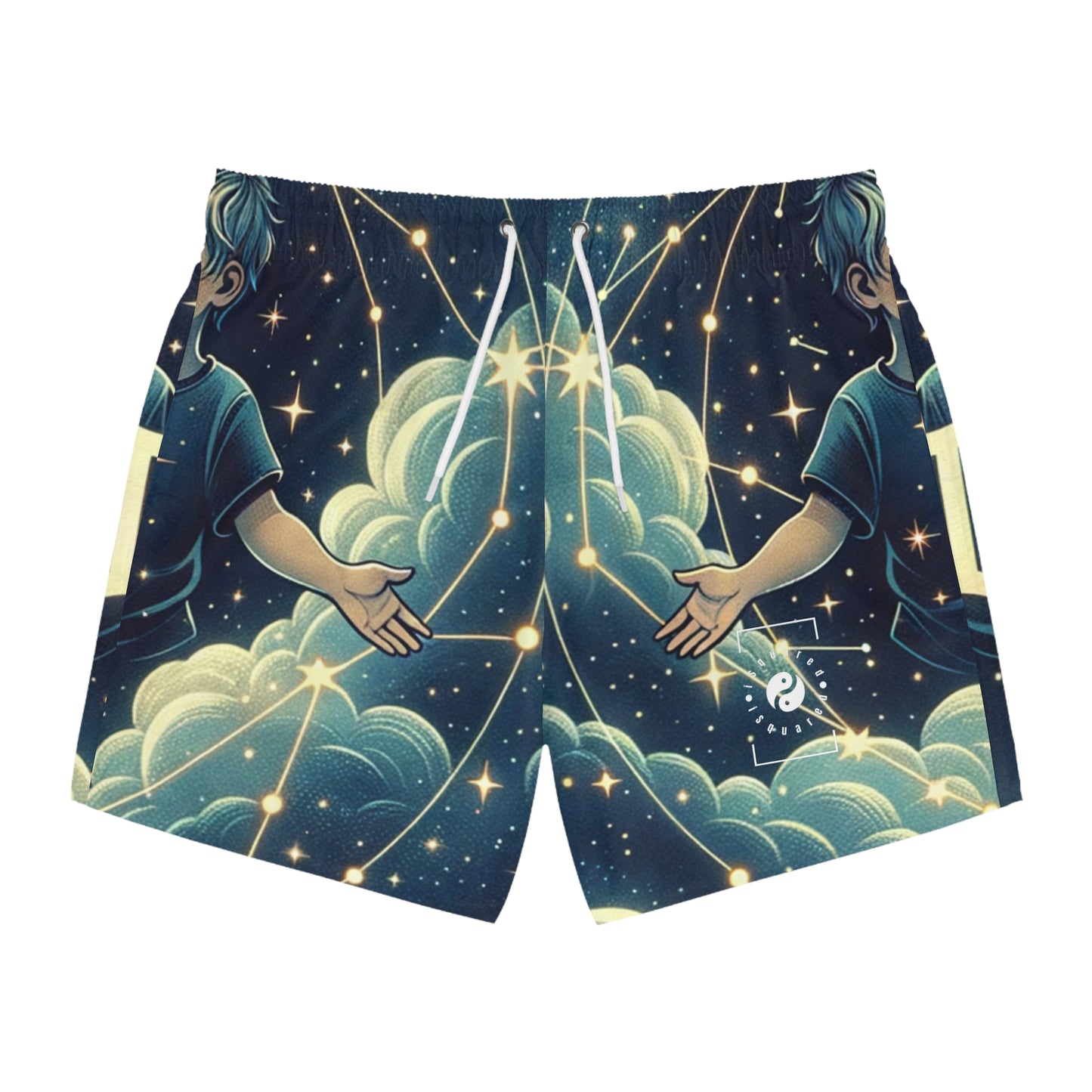 "Celestial Twinfinity" - Swim Trunks for Men