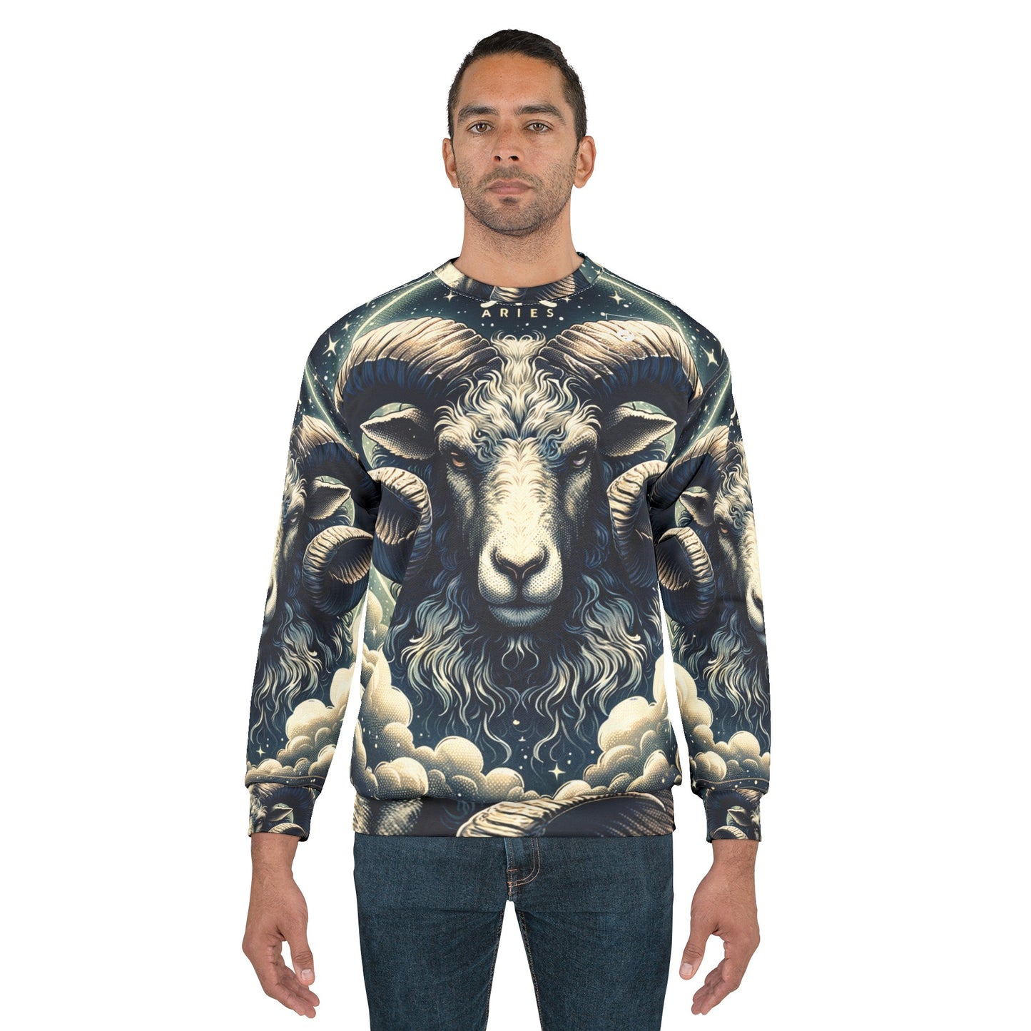 "Celestial Ram Ascendant" - Unisex Sweatshirt