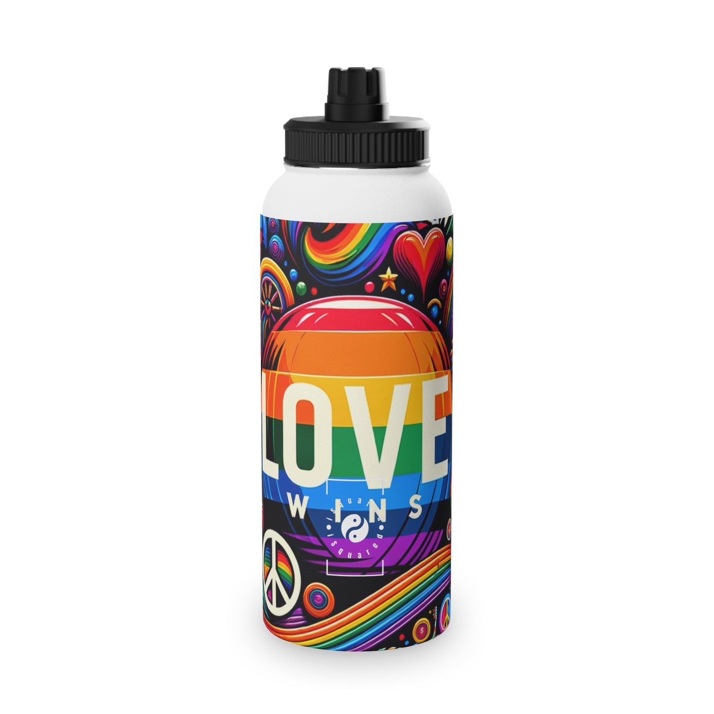 LOVE WINS - Sports Water Bottle