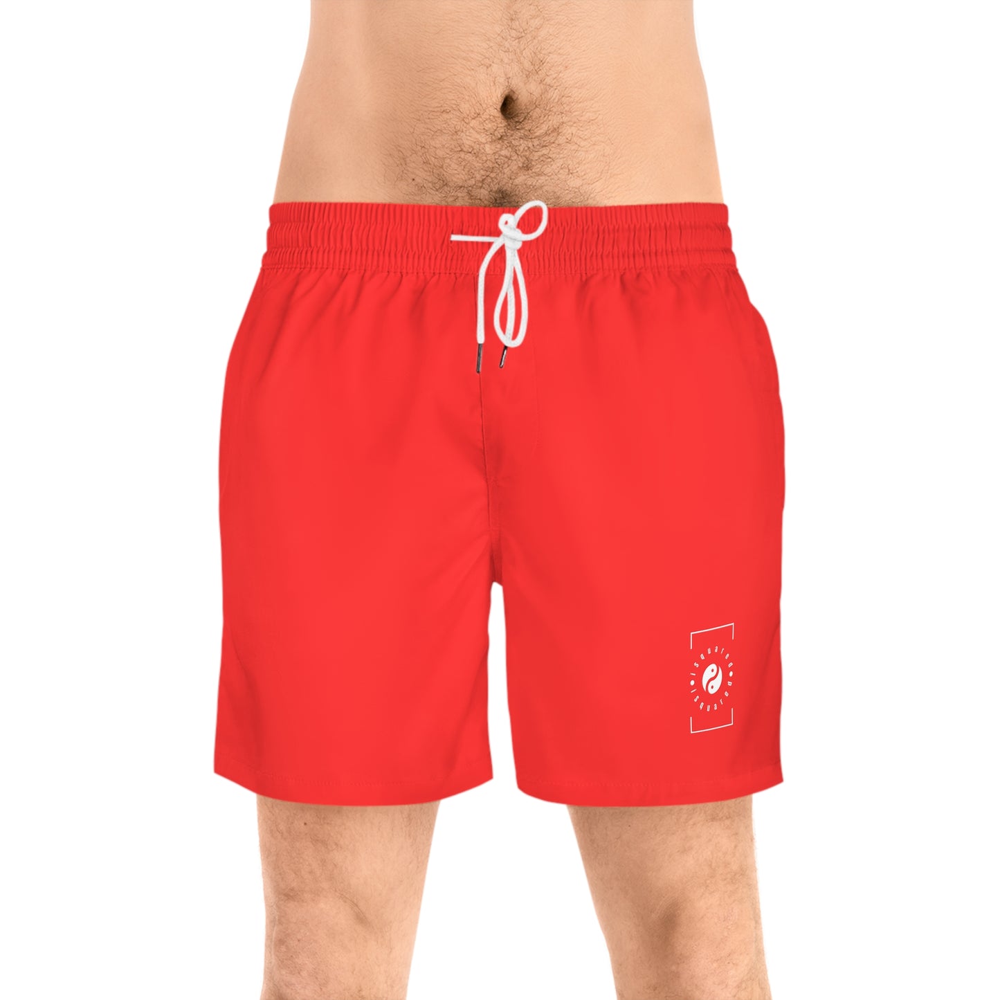 Bright Red FF3131 - Swim Shorts (Solid Color) for Men