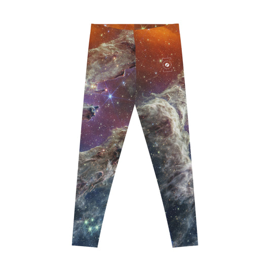 Pillars of Creation (NIRCam and MIRI Composite Image) - JWST Collection - Unisex Tights