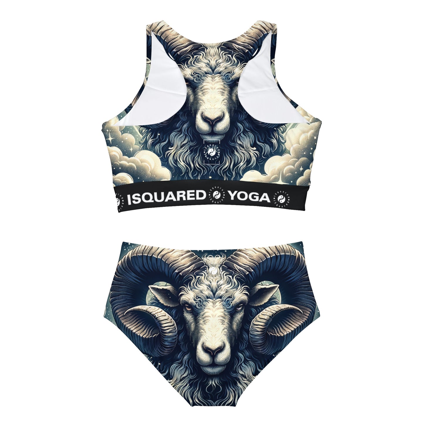 Ensemble bikini de yoga chaud « Bélier céleste ascendant »