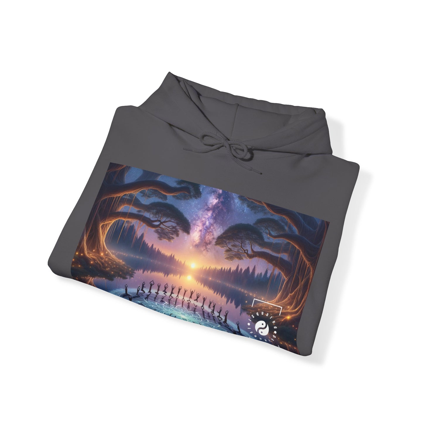 "Celestial Serenity: Mandala's Reflection" - Hoodie