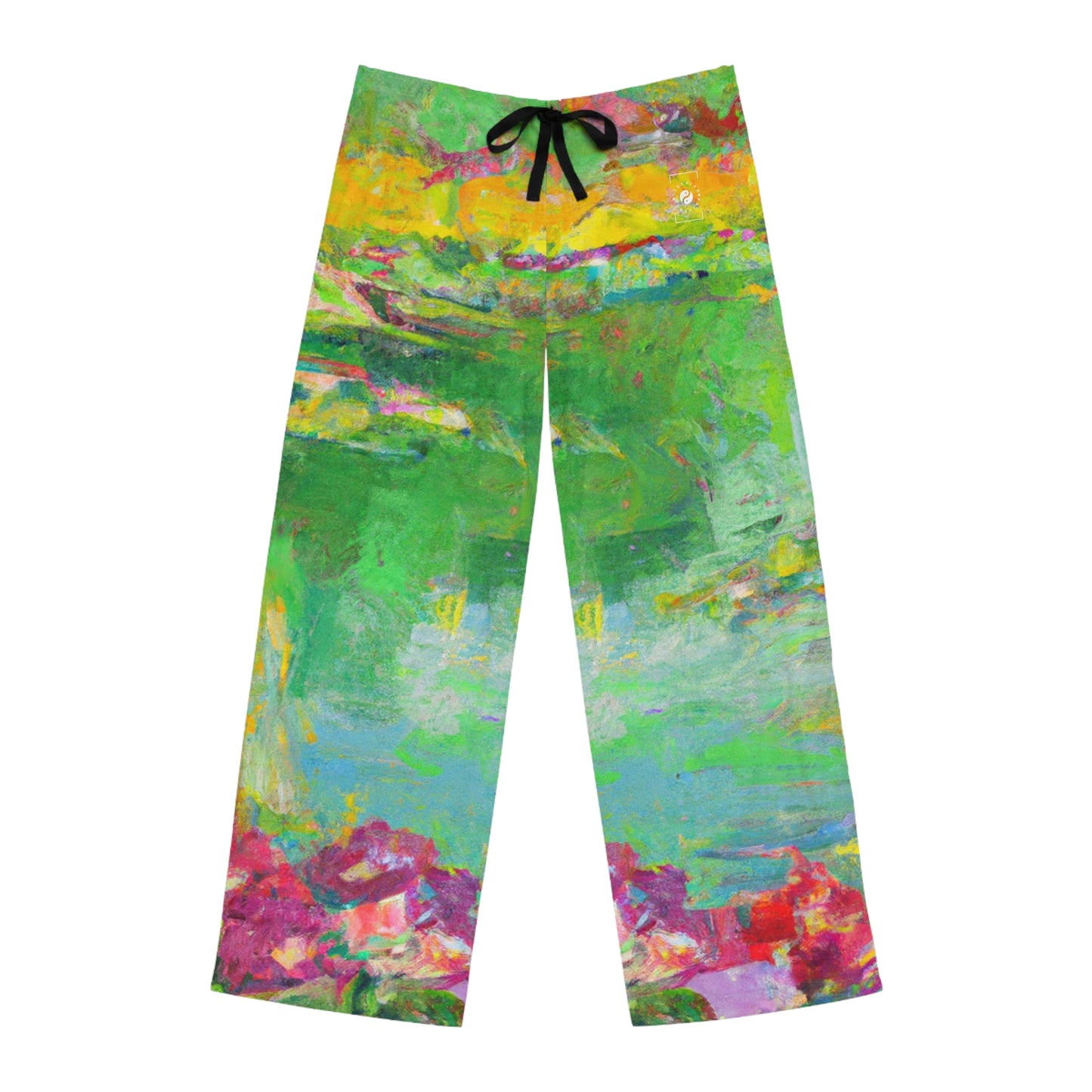 "Lily Aquarelle : Reflets du crépuscule" - Pantalon d'intérieur pour homme