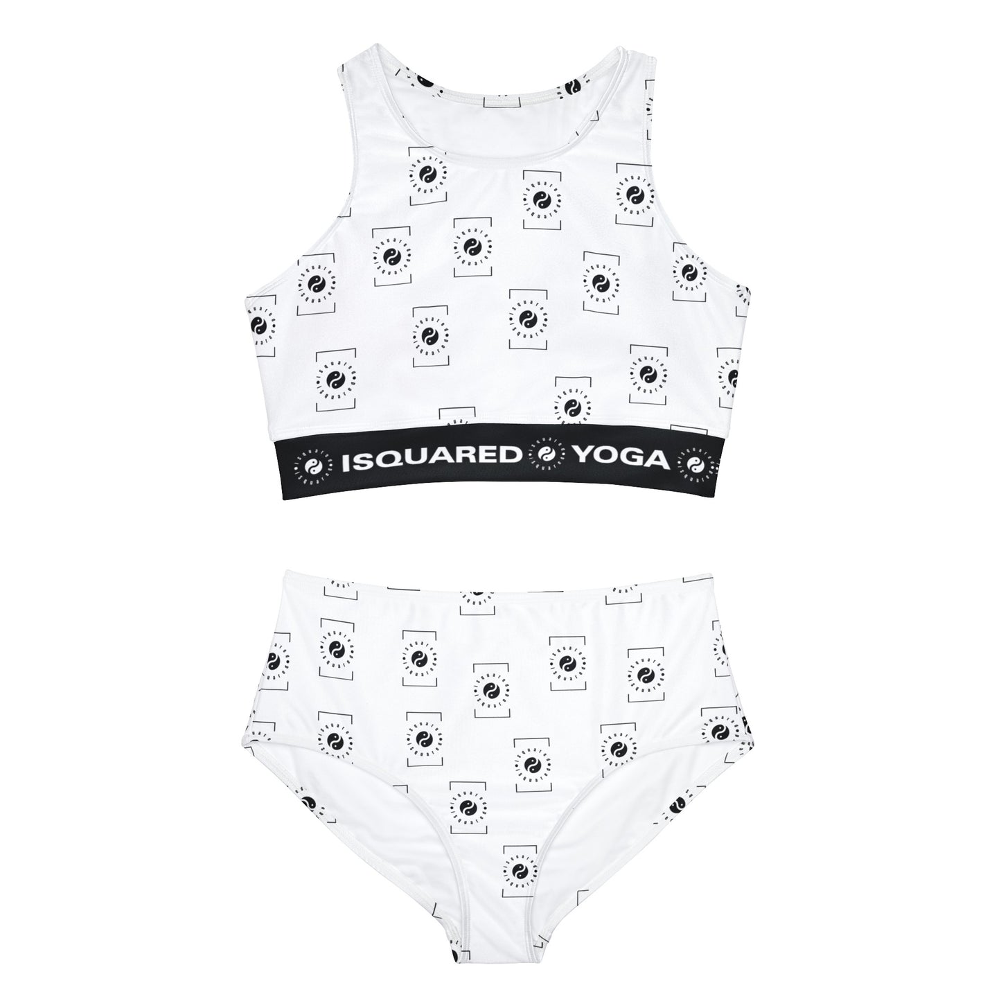 White iSquared Yoga - Hot Yoga Bikini Set