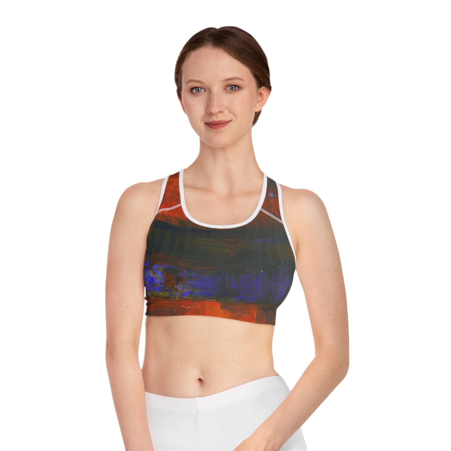 "Chromatic Reverie" - High Performance Sports Bra