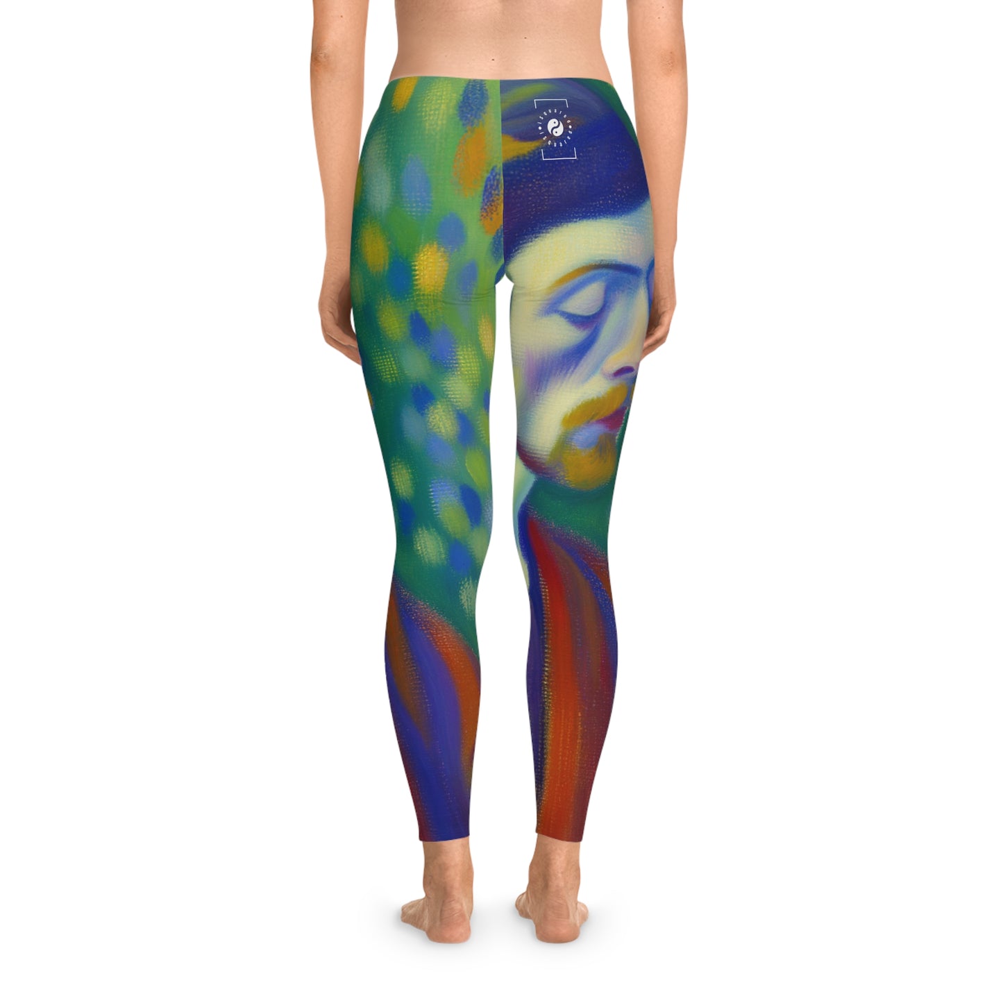 "Serene Resilience: A Frida's Solitude in hues" - Unisex Tights