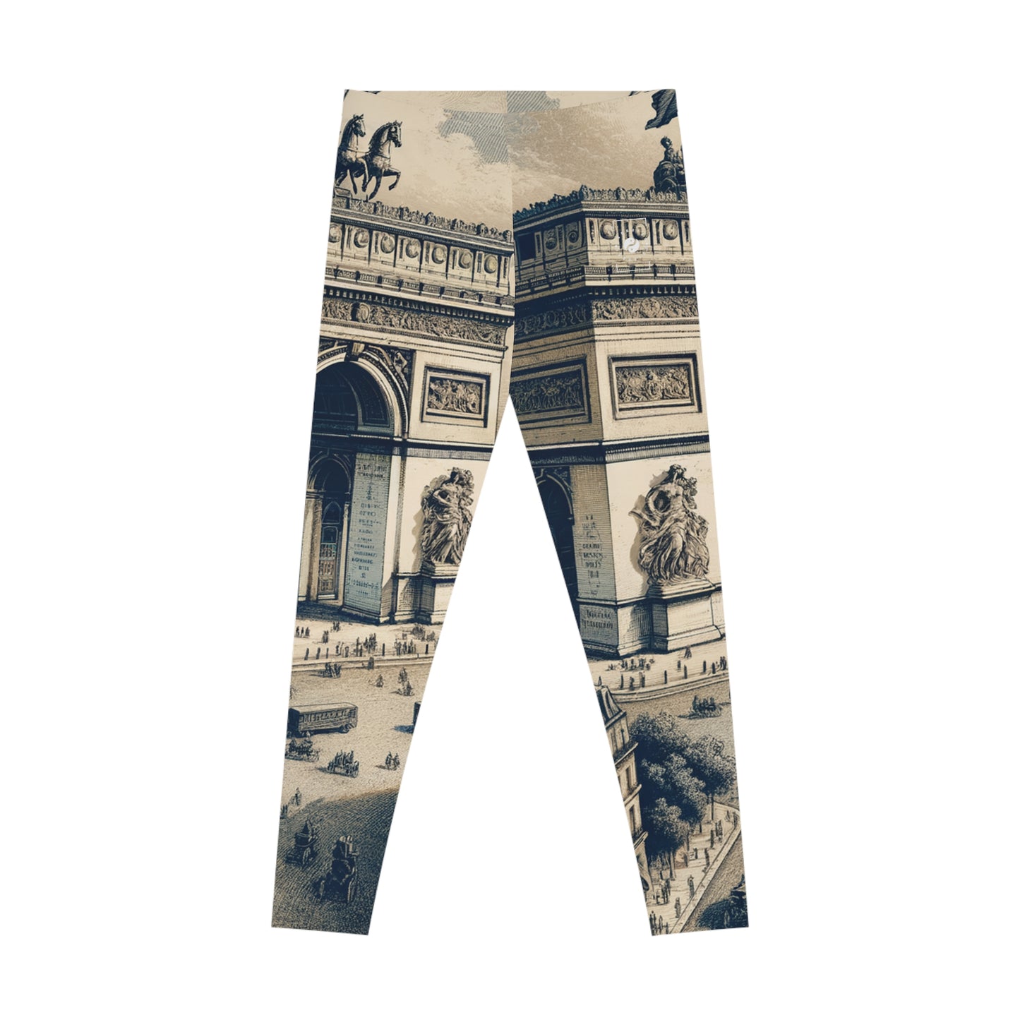 "Majesty of the Arc: A Napoleon Era Portrait" - Unisex Tights