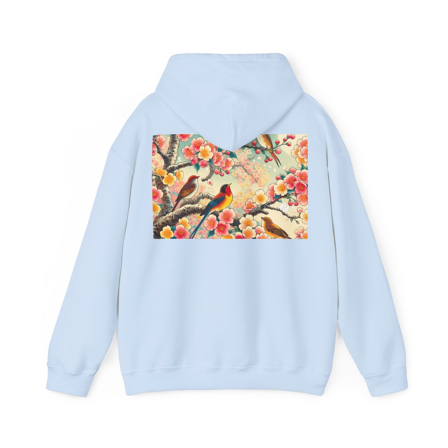 "Verdant Whispers: Sakura Chirping" - Hoodie