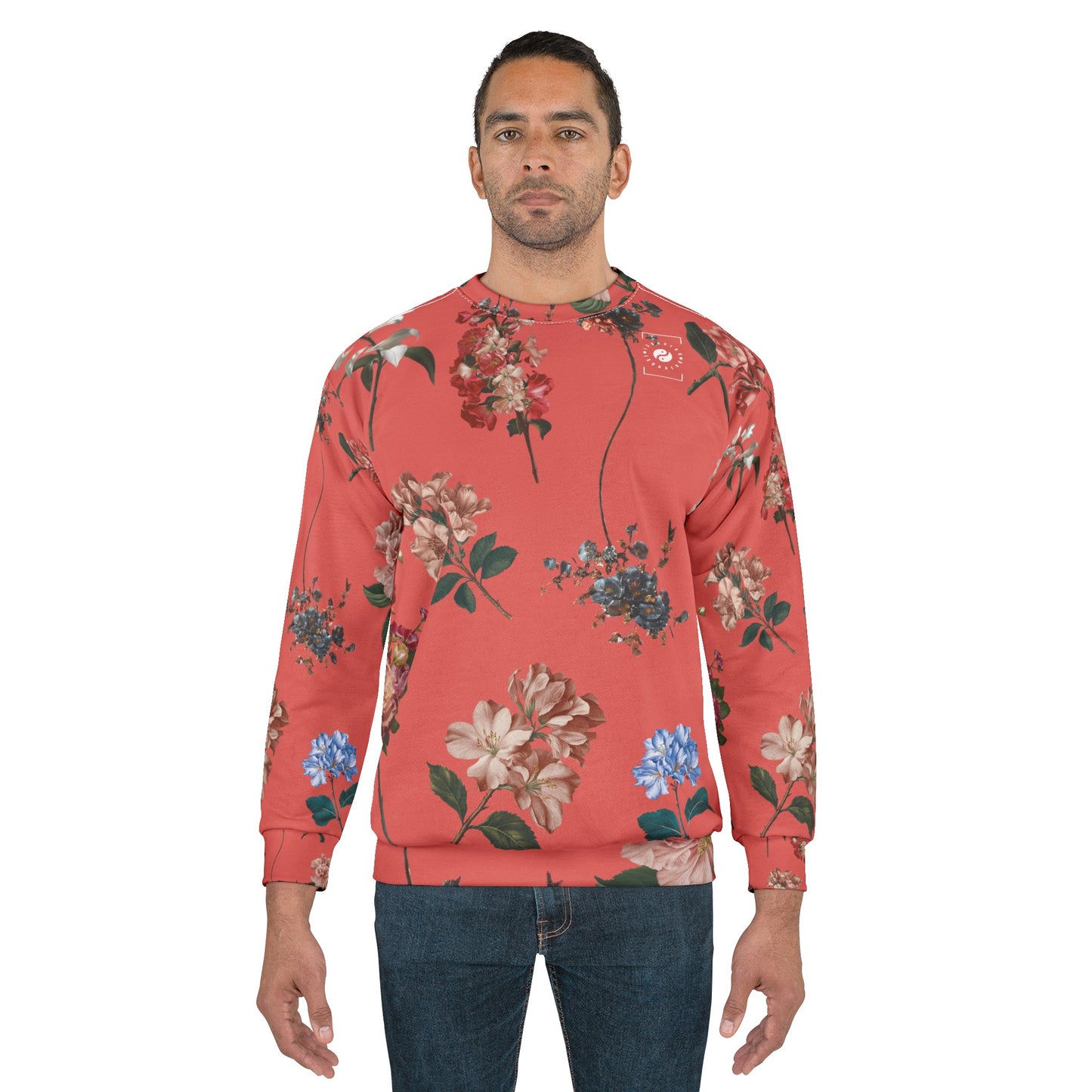 Botaniques sur corail - Sweat-shirt unisexe