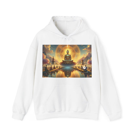 "Serenity in Transience: Illuminations of the Heart Sutra" - Hoodie