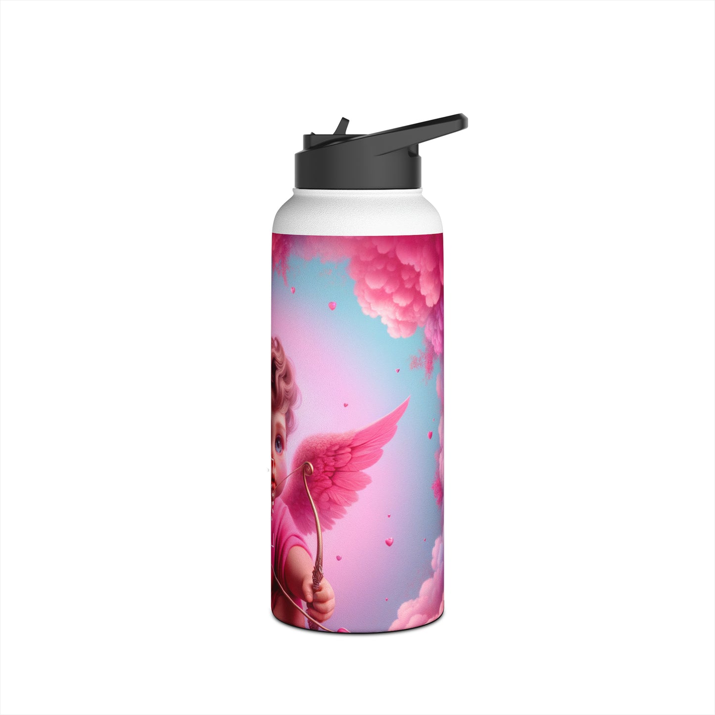 "Bold Blush: A Cupid's Love Affair" - Water Bottle