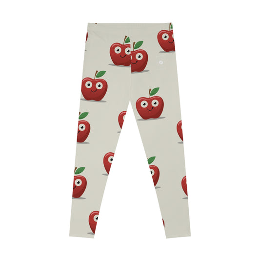 #E9E7DA Ivory + Apple - Unisex Tights