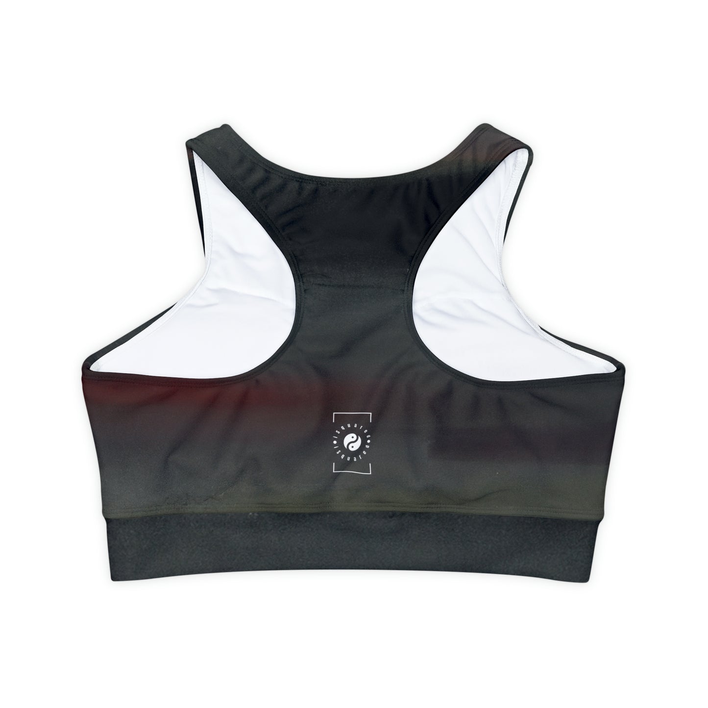 "Shadowed Harmony" - Lined & Padded Sports Bra