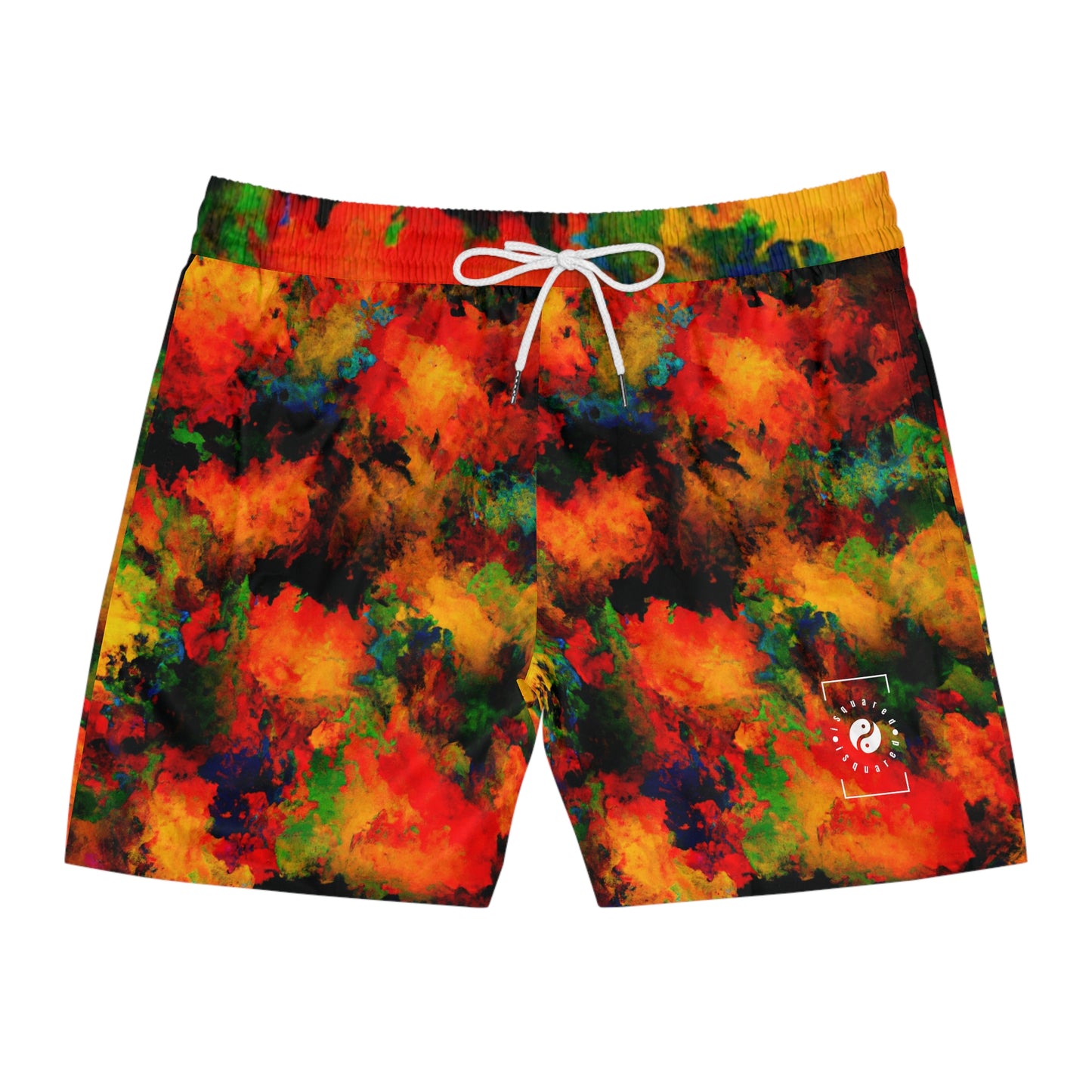 Luminous Whispers Symphony - Swim Shorts (Mid-Length) for Men