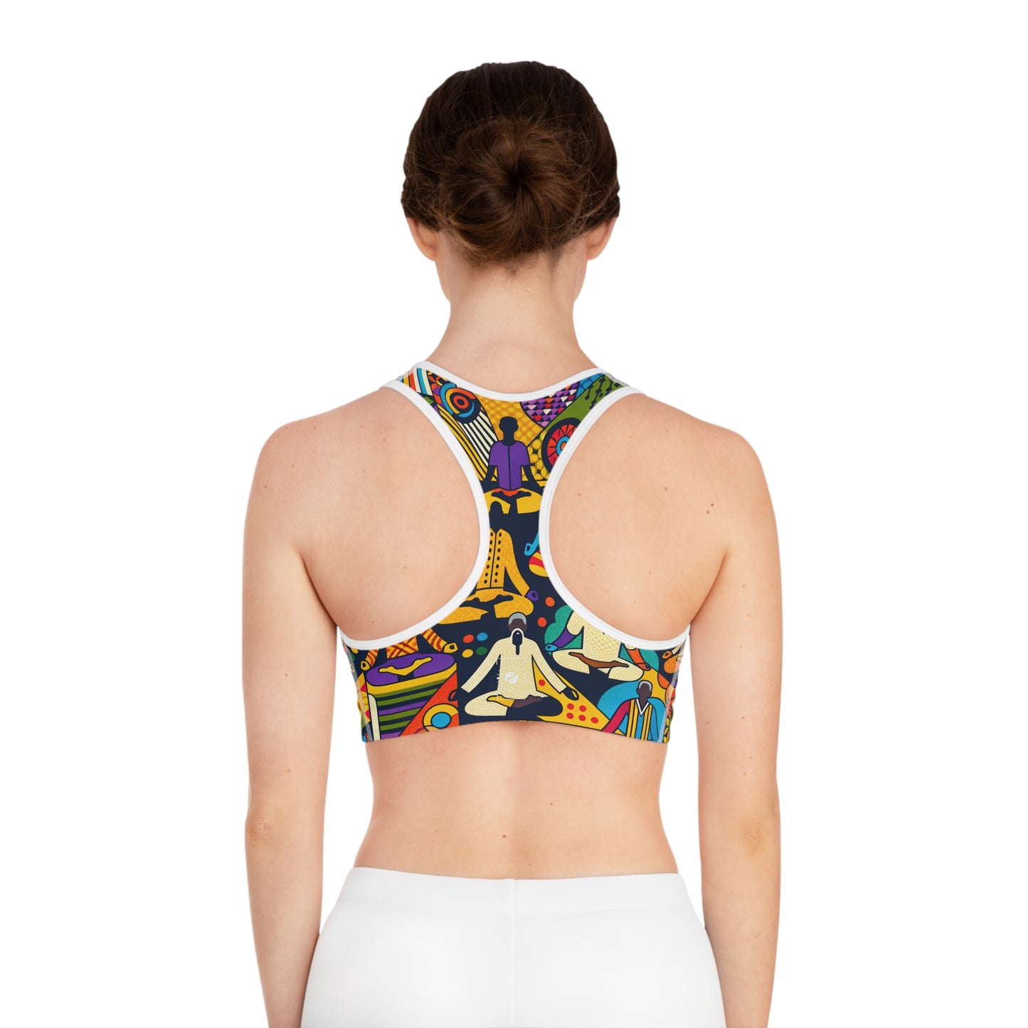 Vibrant Sadana: Prana in Nouveau Réalité - High Performance Sports Bra