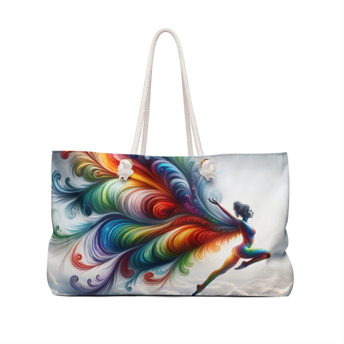 "Yogini's Rainbow Flight" - Casual Yoga Bag