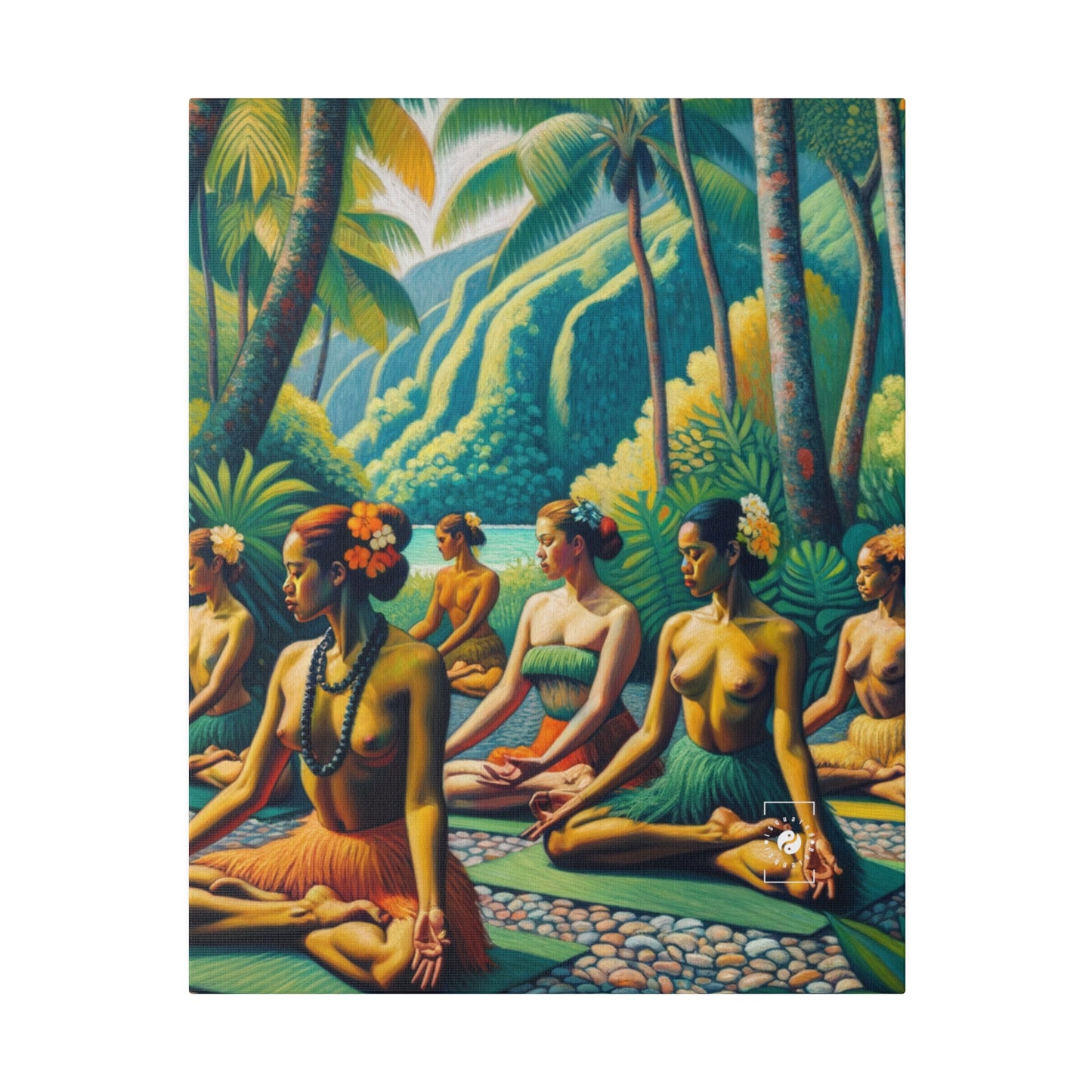 Tahitian Tranquility - Art Print Canvas