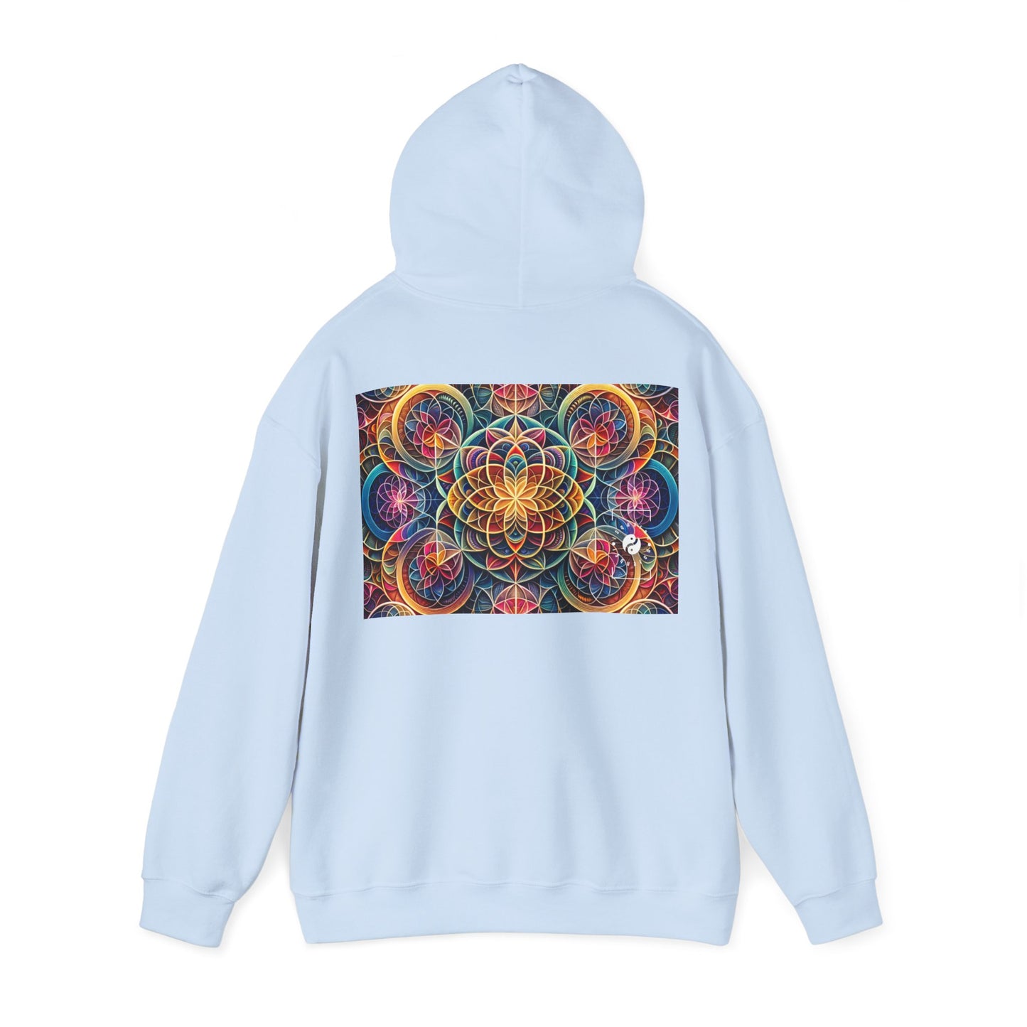 "Sacred Symmetry: Infinite Radiance of Love" - Hoodie