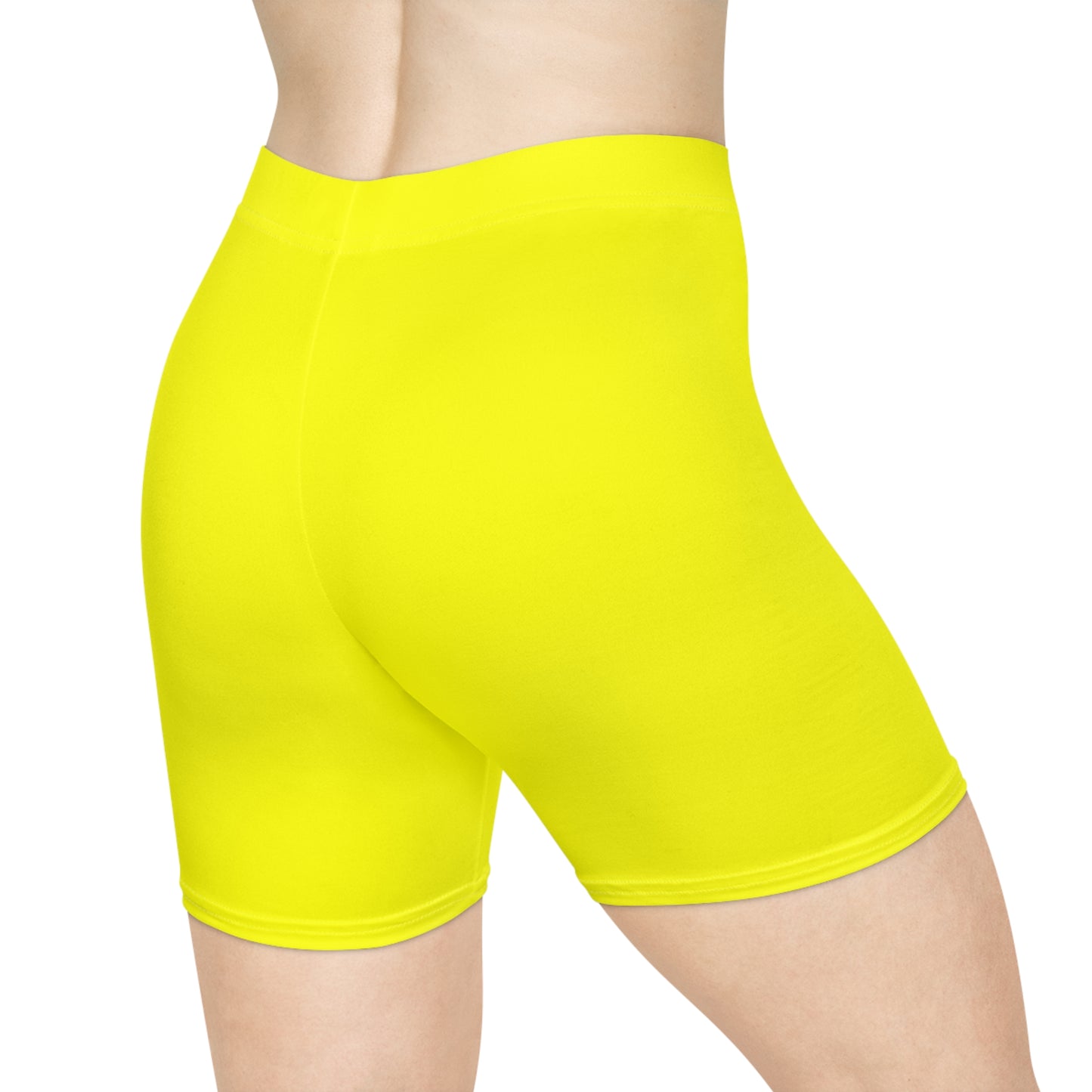 Neon Yellow FFFF00 - Hot Yoga Short