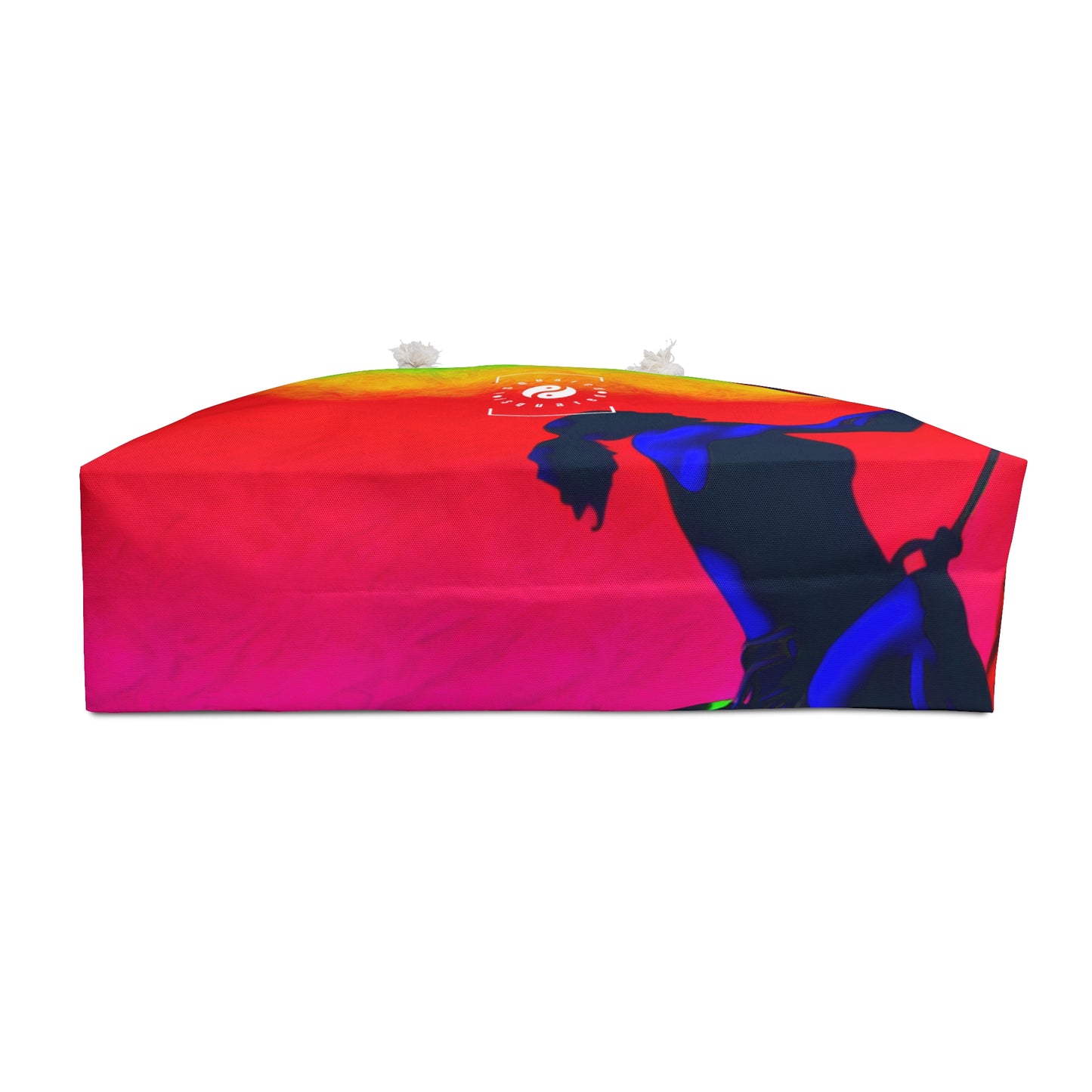 "Technicolour Ascent: The Digital Highline" - Casual Yoga Bag